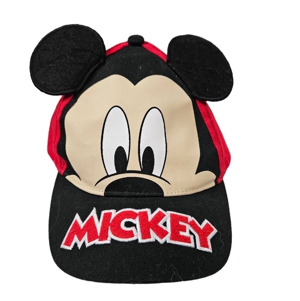 Disney Red Mickey Mouse Toddler Hat Mickey Ears‎ One Size Unisex Toddler
